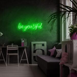Aplica de Perete Neon Be you tiful, 57 x 20 cm