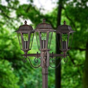 Lindby - Lamina 3 Lampă de Grădină Clear/Rust Lindby