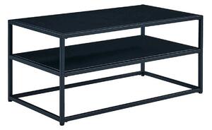 Masuta cafea Symphony A, negru, PAL laminat/metal, 90x50x42 cm