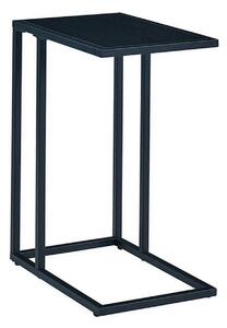 Masuta Symphony D, negru, PAL laminat/metal, 45x30x60 cm