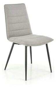 Scaun K493, gri/negru, stofa clasica/metal, 47x60x92 cm