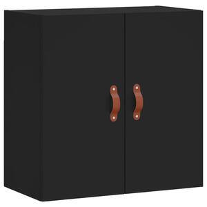Dulap de perete, negru, 60x31x60 cm, lemn compozit