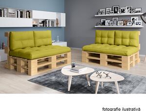 KONDELA Perne pentru mobilier din paleţi, verde gălbui, ARYO