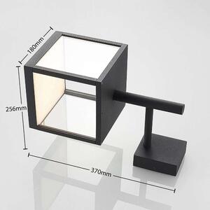 Lucande - Cube LED Aplica de Exterior Graphite