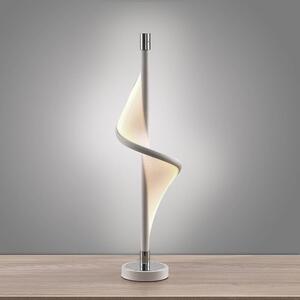 Lucande - Edano LED Lampă de Masă White/Chrome