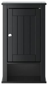 Dulap de baie de perete "BERG" negru, 40x27x71,5 cm, lemn pin
