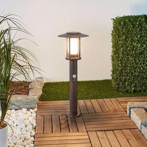 Lindby - Pavlos LED Lampă de Grădină w/Sensor Rust Lindby