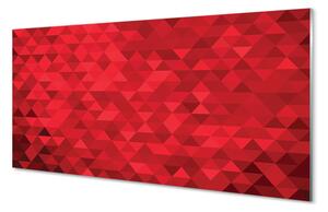 Panouri de sticlă triunghiuri model Red