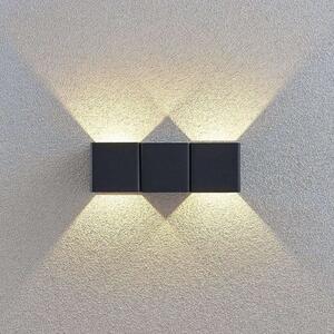 Lindby - Niclas Square LED Aplica de Exterior Dark Grey Lindby
