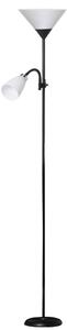 Lampa de podea moderna cu anajur reglabil 42x24x178cm Negru HOMCOM | Aosom RO
