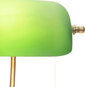 Lindby - Milenka Lampă de Masă Brass/Green Lindby