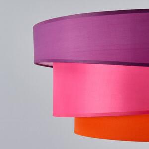Lindby - Melia Plafonieră Violet/Pink/Orange/Chrome