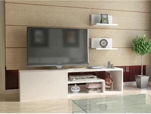 Mobilier living ZEPLIN, alb, PAL melaminat, 3 piese