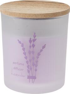 Lumânare în borcan de sticlă Flora home Lavender, 8,8 x 10 cm