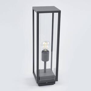 Lucande - Annalea Lampă de Grădină de Exterior H50 Dark Grey/Clear