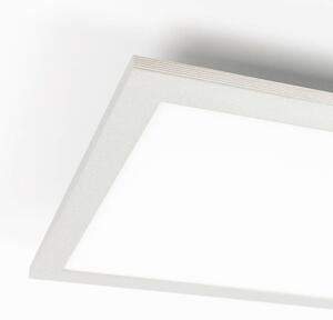 Lindby - Livel LED Plafonieră CCT 80x30 White/Silver Lindby