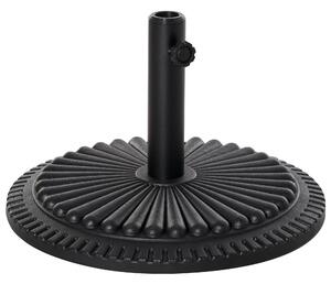 Baza pentru Umbrela de soare Outsunny, Plastic, 15 kg, pentru Stalpi cu Ф35-38-48mm, Ф49x32Acm, Negru | Aosom RO