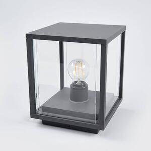 Lucande - Annalea Lampă de Grădină de Exterior H20 Dark Grey/Clear