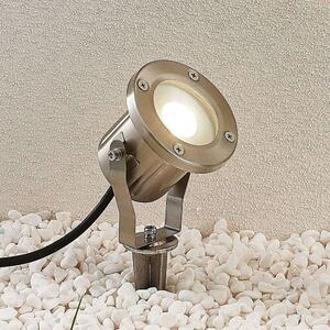Lindby - Mathis LED Spoturi Exterior w/Spike IP65 Stainless Steel Lindby
