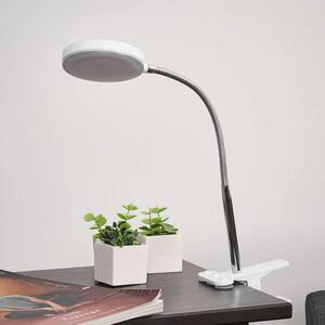 Lindby - Milow LED Lampă cu Clips Chrome/White Lindby