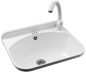 Pyramis Standard lavoar de grădină cu baterie 46x36 cm plastic 070178501 O