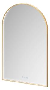 Cersanit Crea II oglindă 50x80 cm oval cu iluminare cu covoraș de încălzire auriu S1058–038