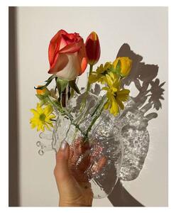 Seletti - Love In Bloom Glass Heart Vase