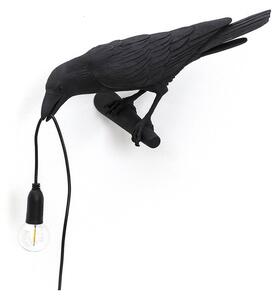 Seletti - Bird Lamp Looking Left Aplică de Perete Black