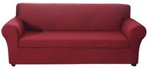 Husa pentru fotoliu si canapea, mai multe tipuri-pentru canapea cu 3 locuri-visiniu