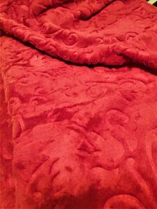 Patura Sense - DeLux Red, pentru pat dublu, dimensiunea 220x240 cm