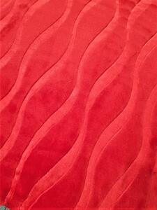 Patura Sense - DeLux Red Waves, pentru pat dublu, dimensiunea 220x240 cm