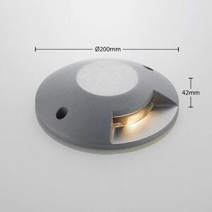 Lucande - Jeffrey LED Spoturi Incastrabile Exterior Silver