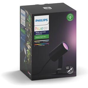 Philips Hue - Lily Spike Extension f/Spoturi Exterior 1x8W White/Color Amb. Antracit Philips