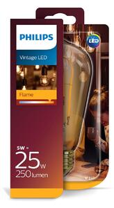 Philips - Bec LED 5W Flame (250lm) ST64 E27