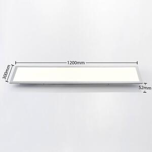 Lindby - Kjetil Plafonieră Smart Home 120x30 Silver/White