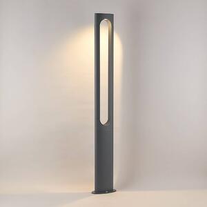 Lucande - Dovino Lampă de Grădină de Exterior H150 Dark Grey