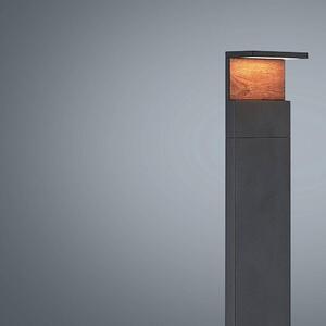 Lucande - Lignus LED Lampă de Grădină H100 Dark Grey