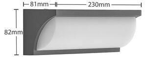 Lucande - Aune LED Aplica de Exterior Anthracite Lucande