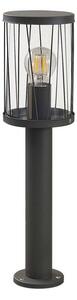 Lindby - Yonan Lampă de Stâlp Exterior H60 Dark Grey/Clear Lindby