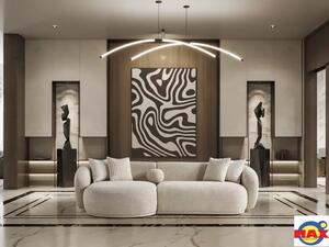 Coltar modern Boucle Leon-MobMax