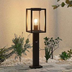 Lucande - Ferda Lampă de Grădină de Exterior w/Sensor H60 Graphite