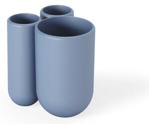 Suport pentru periuța de dinți albastru din plastic Touch – Umbra