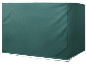 Prelata de Acoperit Mobilier de Extern Outsunny, Impermeabil, PE, Verde,215x155x150cm | Aosom Romania