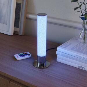 Lindby - Fria Lampă de Masă Smart Home Transparent/Chrome Lindby