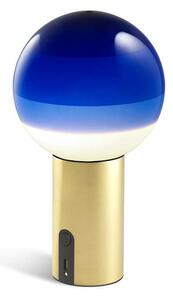 Marset - Dipping Light Portable Blue/Brushed Brass