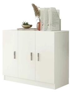 Comoda 956LCS1503, alb, PAL melaminat, 89x38x74 cm