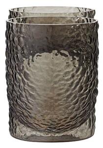 AYTM - Arura Low Glass Vase Black