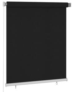 Jaluzea tip rulou de exterior, 120 x 140 cm, negru