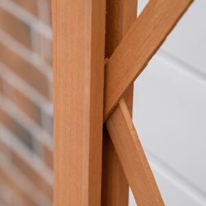 Outsunny Set de 2 garduri de gradina extensibile din lemn, gard de gradina pentru exterior | AOSOM RO