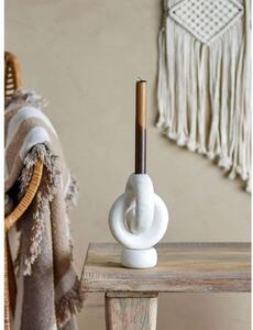 Bloomingville - Goa Candle Holder White/Marble